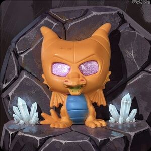 MALIFECENT 🦹 RARE Disney Doorables Blacklight Villians Orange Blue Dragon NWOT